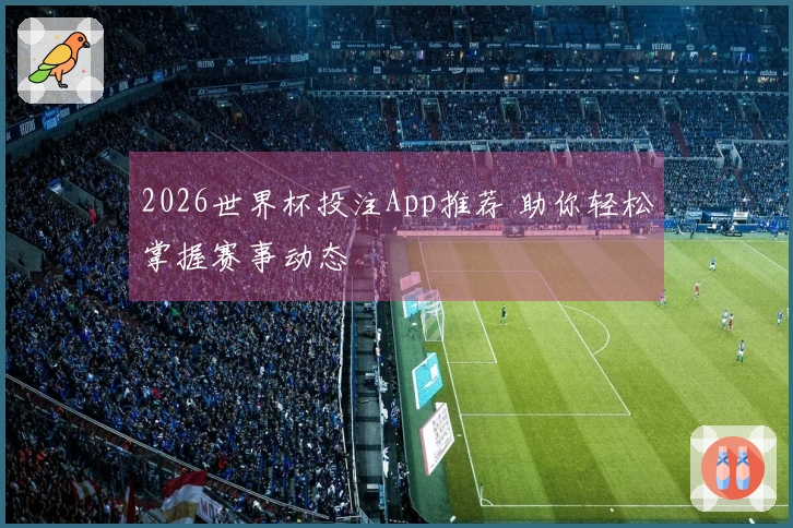 2026世界杯投注App推荐 助你轻松掌握赛事动态